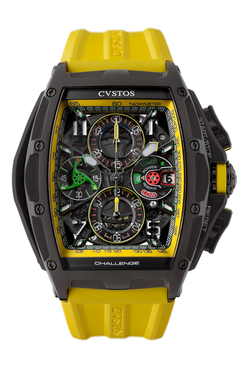 Cvstos Challenge Chrono Sprint – Black Steel & Yellow