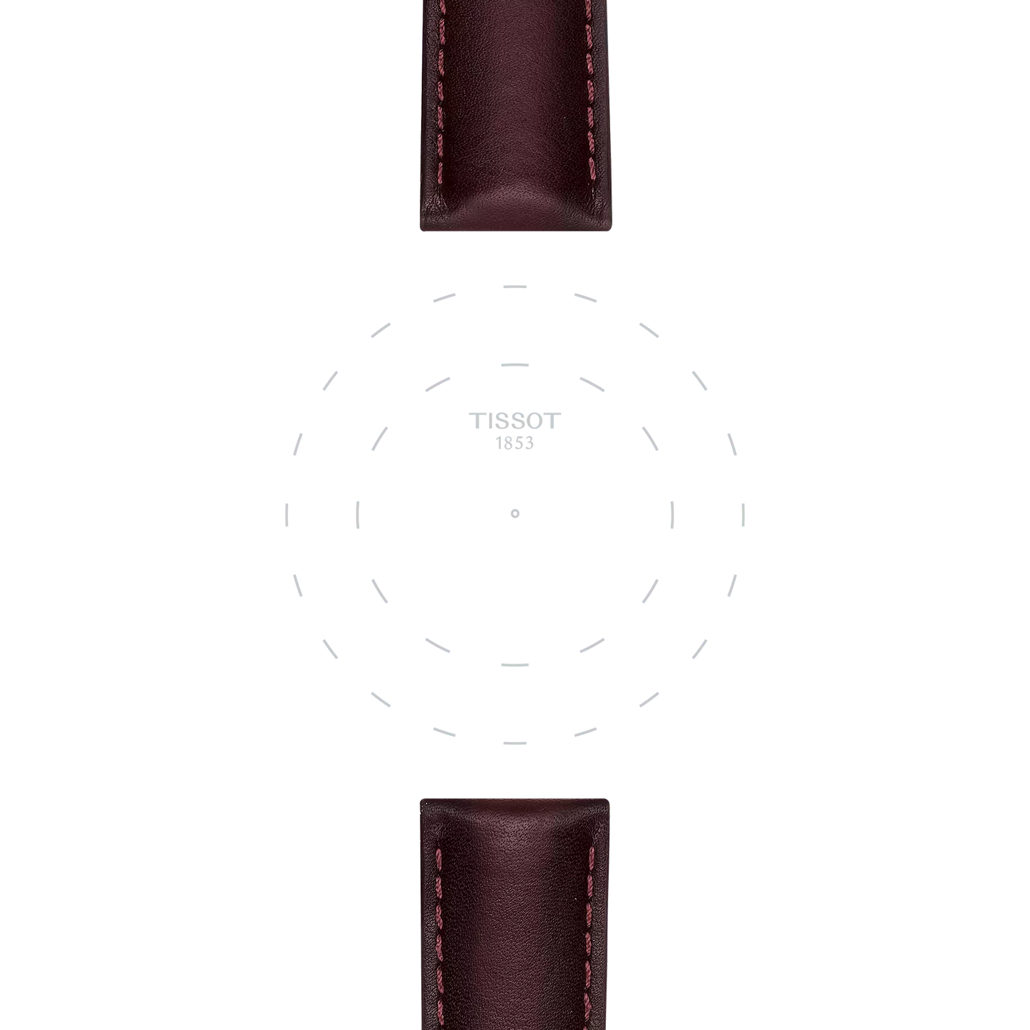 Tissot kahverengi deri kayış boynuz aralığı 20 mm