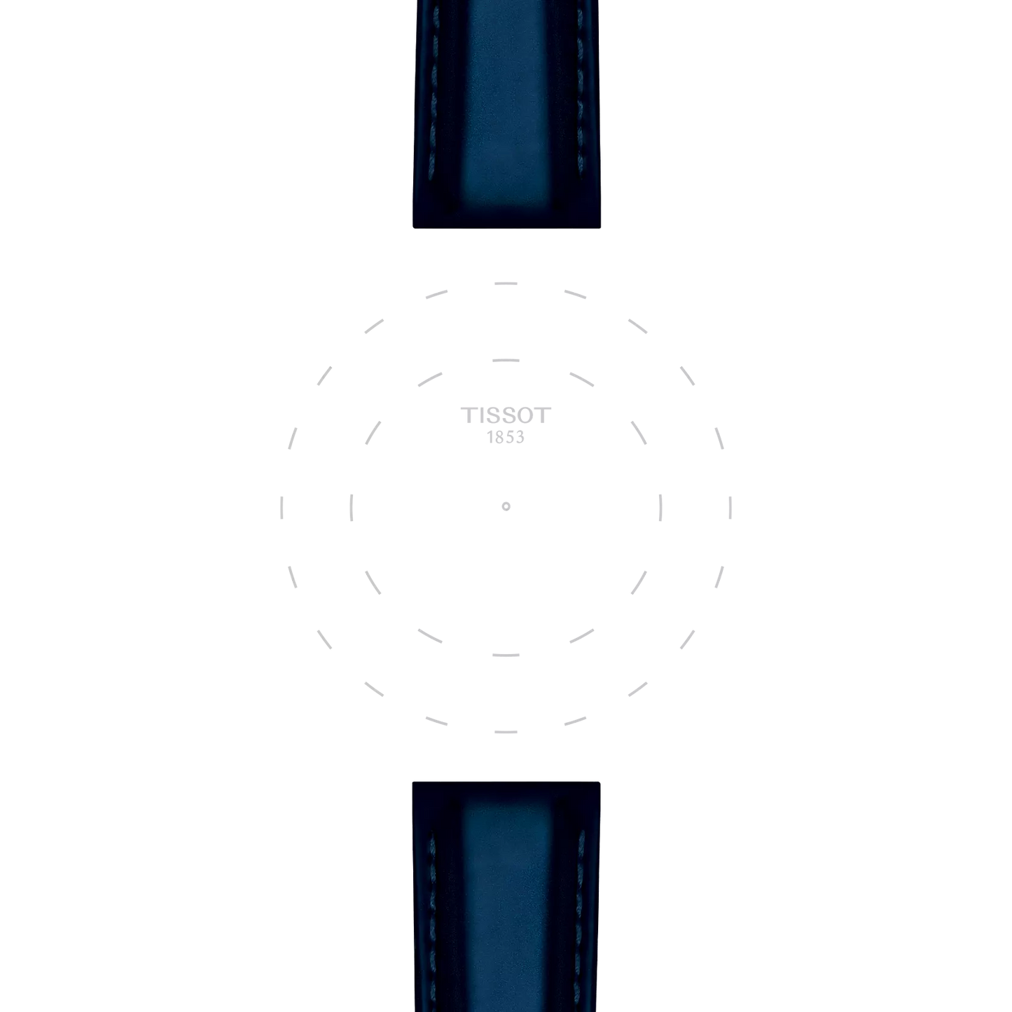 Tissot Mavi Sentetik Kayış Boynuz Aralığı 18mm