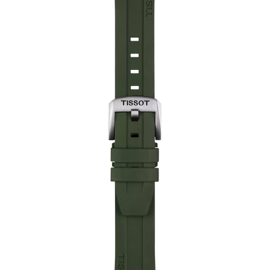 Tissot Haki Kauçuk Kayış Boynuz Aralığı 20 mm