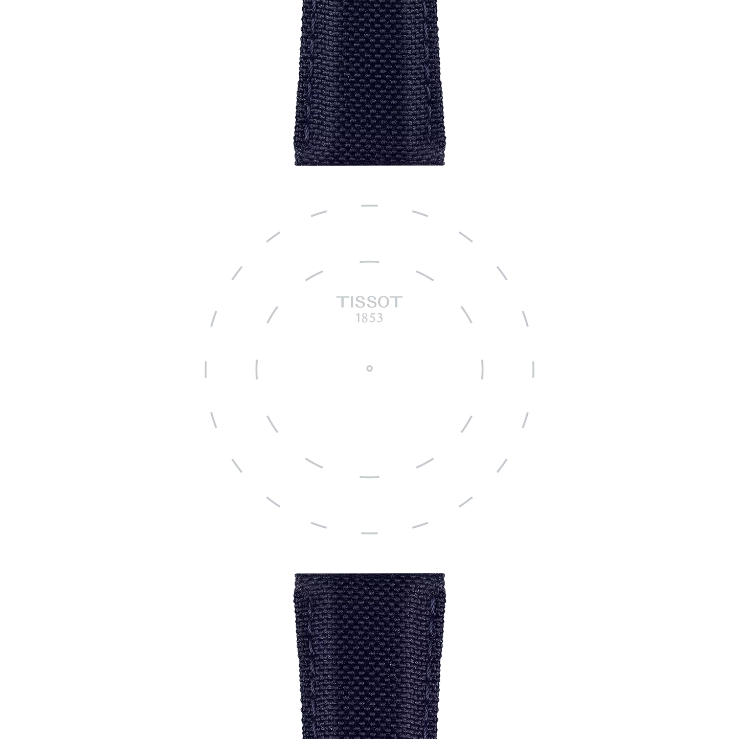 Tissot Mavi Kumaş Kayış Boynuz Aralığı 21 mm