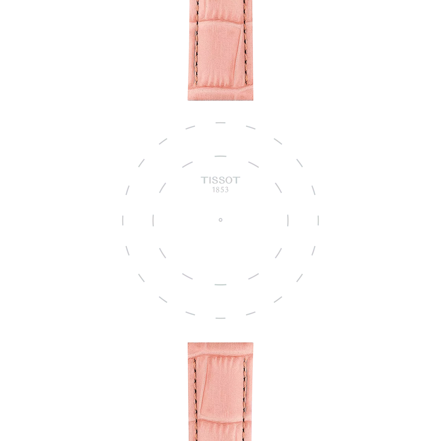 Tissot Pembe Deri Kayış Boynuz Aralığı 16 mm