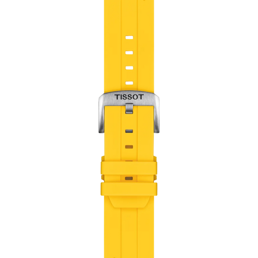 Tissot Sarı Silikon Kayış Boynuz Aralığı 22 mm