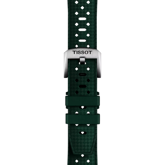 Tissot Yeşil Kauçuk Kayış Boynuz Aralığı 20mm