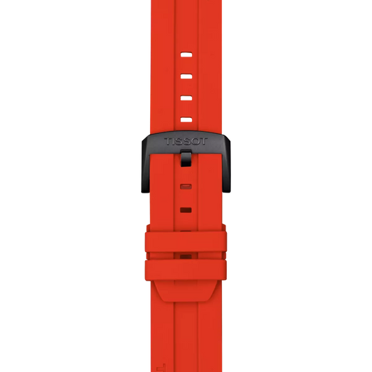 Tissot Kırmızı Silikon Kayış Boynuz Aralığı 22 mm
