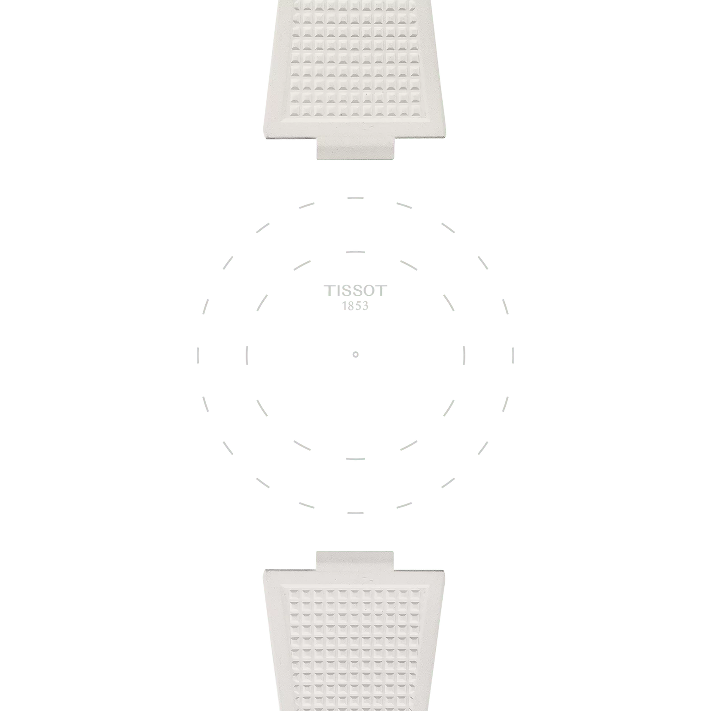 Tissot PRX 40mm Beyaz Kauçuk Kayış