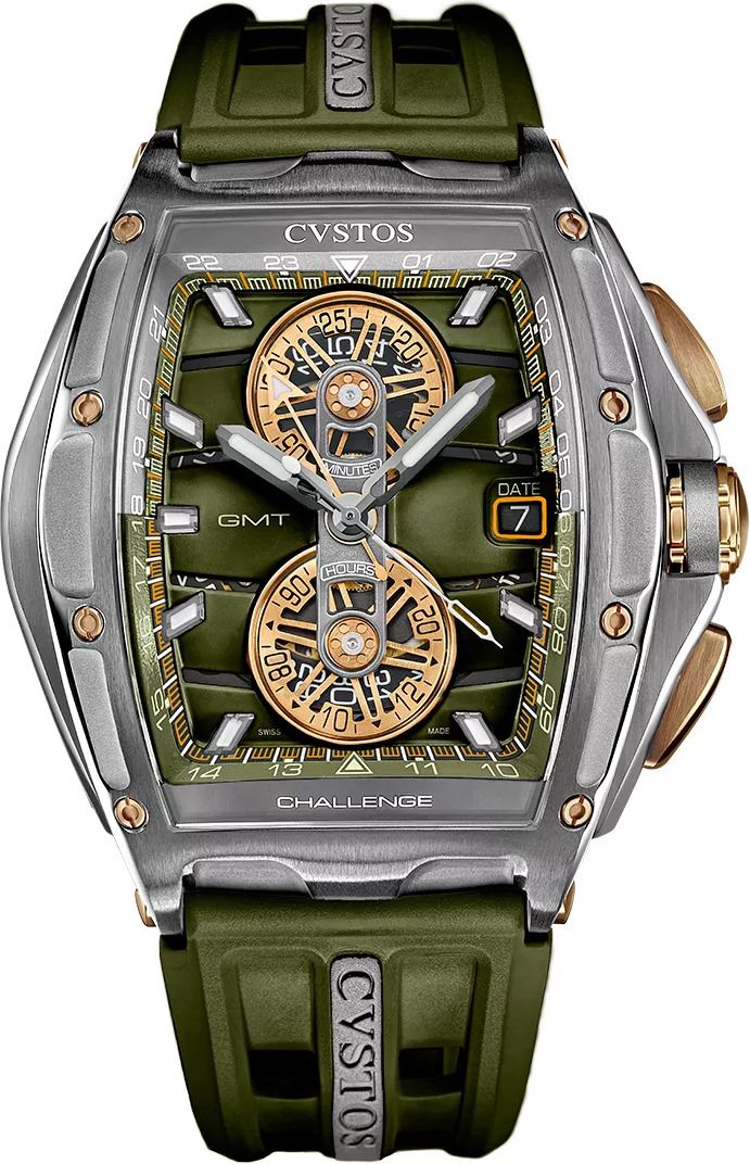 Cvstos Chrono GMT Grey Steel/Kaki