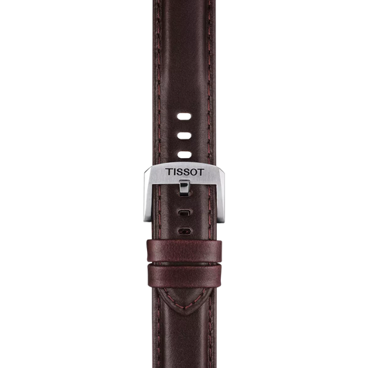 Tissot kahverengi deri kayış boynuz aralığı 20 mm