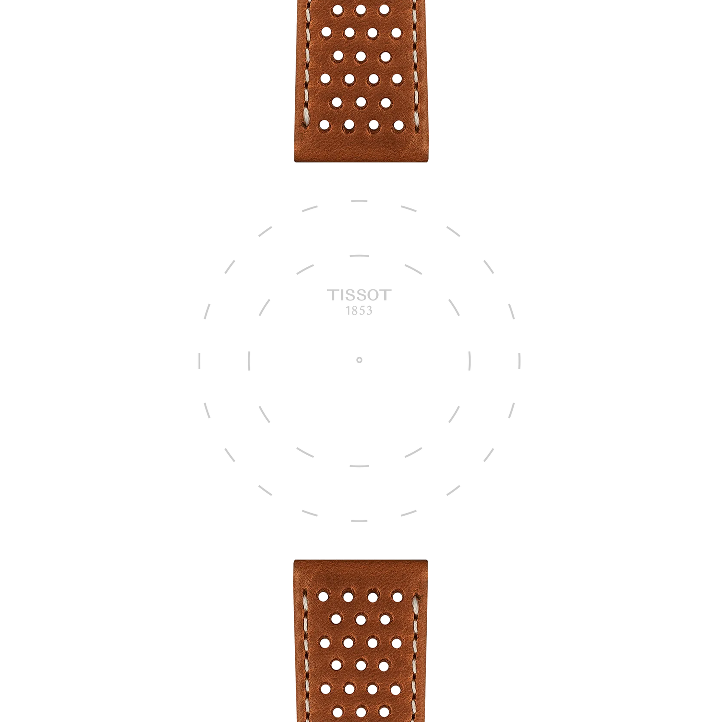 Tissot Açık Kahverengi Deri Kayış Boynuz Aralığı 20 mm