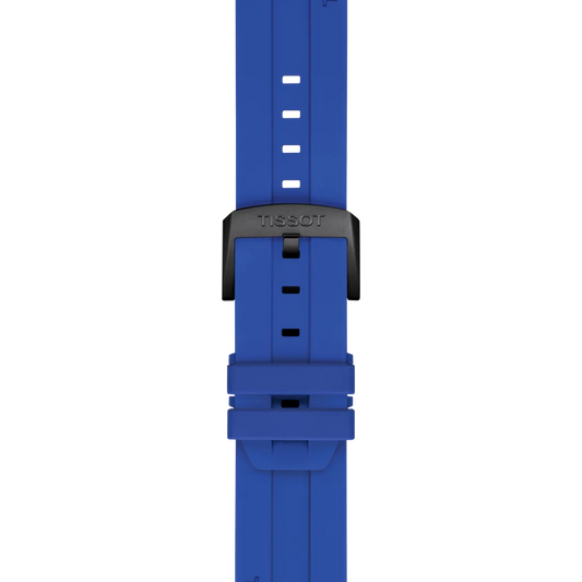 Tissot Mavi Silikon Kayış Boynuz Aralığı 22 mm