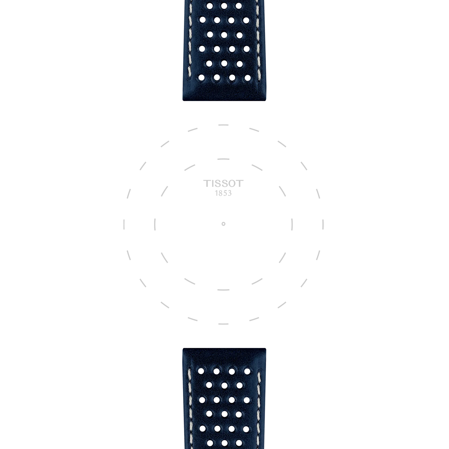 Tissot Mavi Deri Kayış Boynuz Aralığı 20 mm