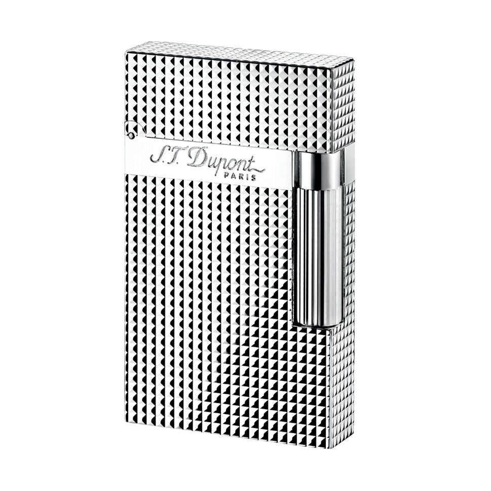 S.T. Dupont Ligne 2 Diamond Head Silver Çakmak 16184