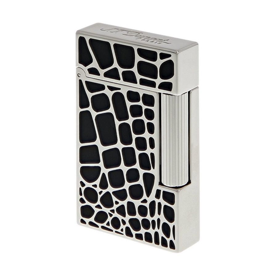 S.T. Dupont Ligne 2 Croco Dandy Palladium & Lacquer Çakmak 16198
