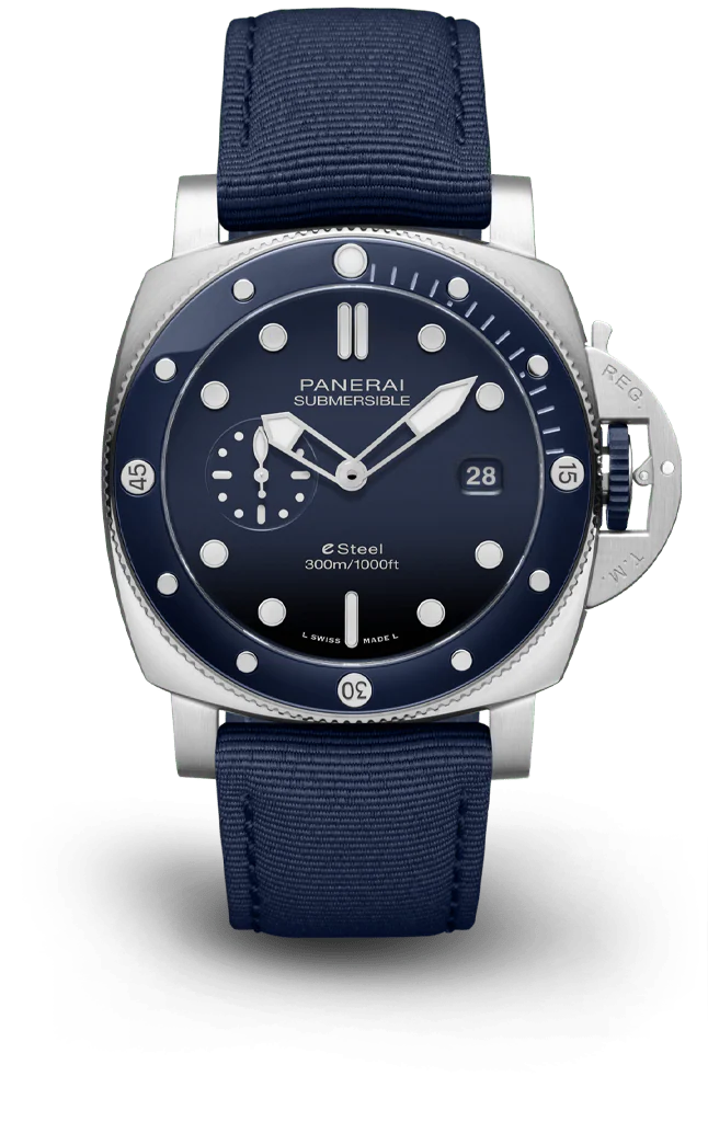 Submersible QuarantaQuattro ESteel™ Blu Profondo