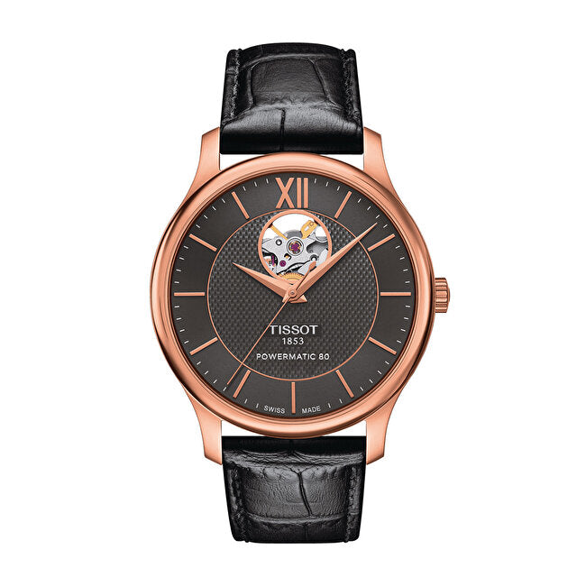 Tissot Tradition Powermatic 80 Open Heart T0639073606800 Kol Saati