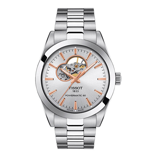 Tissot Gentleman Powermatic 80 Open Heart T1274071103101 Kol Saati