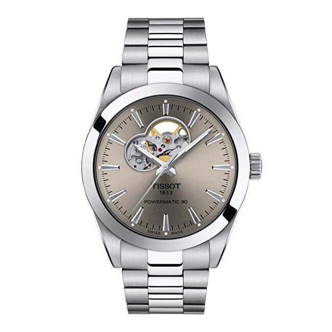 Tissot Gentleman Powermatic 80 Open Heart T1274071108100 Kol Saati