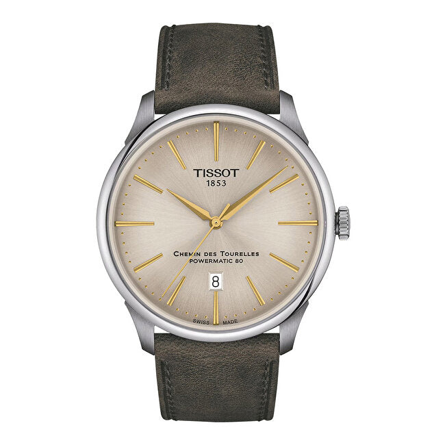 Tissot Chemin des Tourelles Powermatic 80 42 mm T1394071626100 Kol Saati