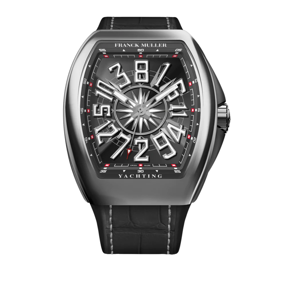 V41 Vanguard Yachting Crazy Hours White Gold, Black Dial