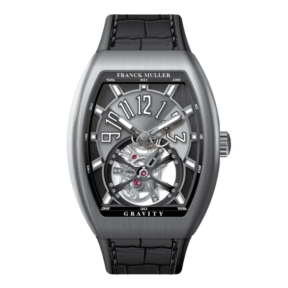 V41 Vanguard Gravity Tourbillon Brushed Titanium