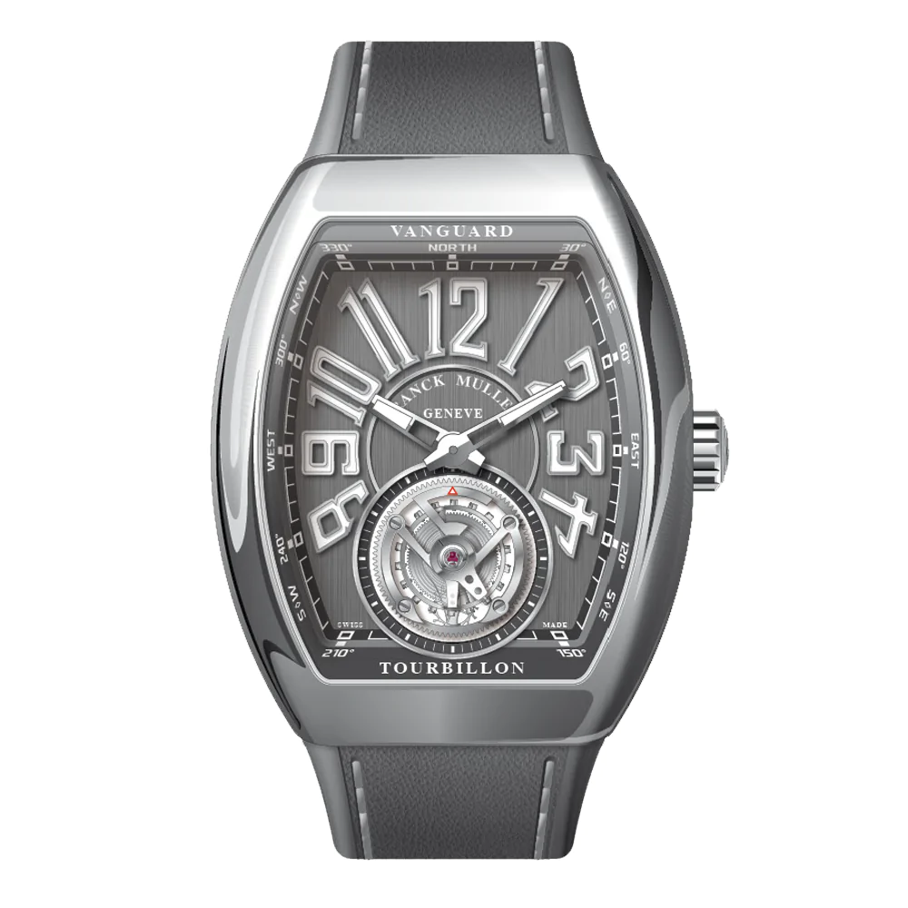 V41 Vanguard Tourbillon Stainless Steel - Grey