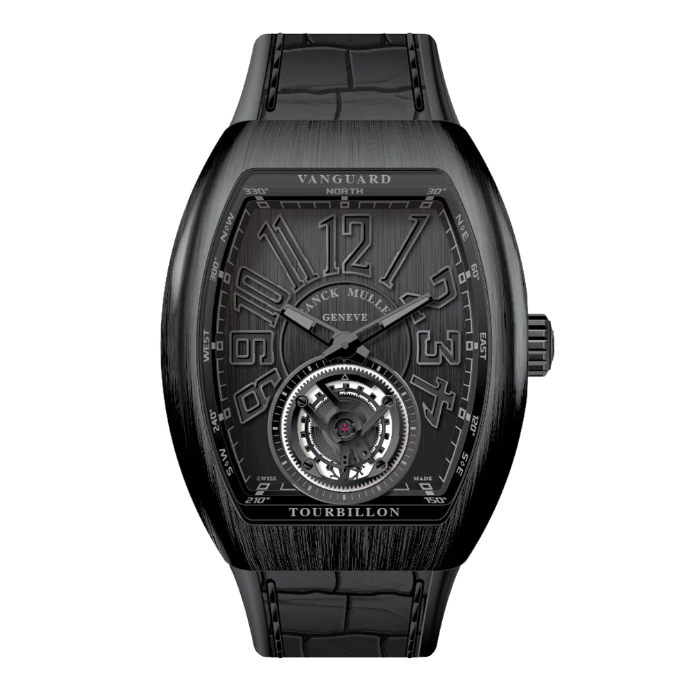 V41 Vanguard Tourbillon Full Brushed Black Titanium