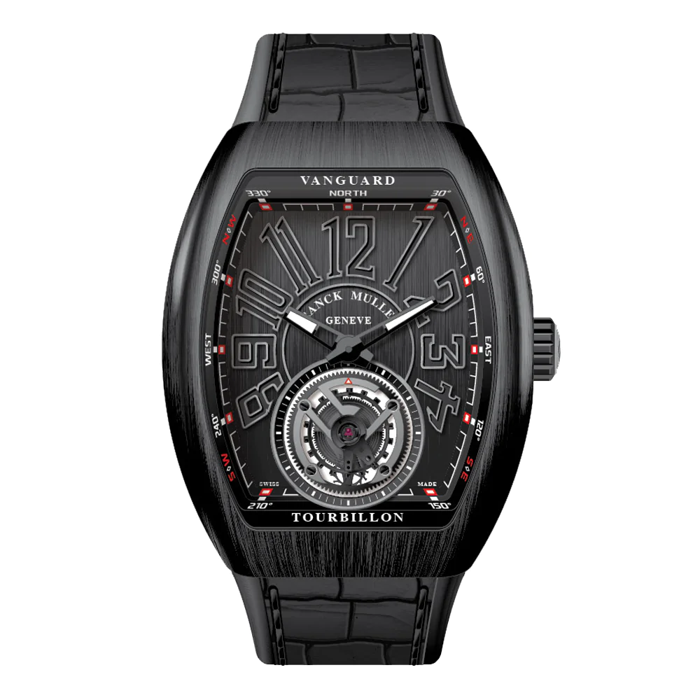 V41 Vanguard Tourbillon Brushed Black Titanium