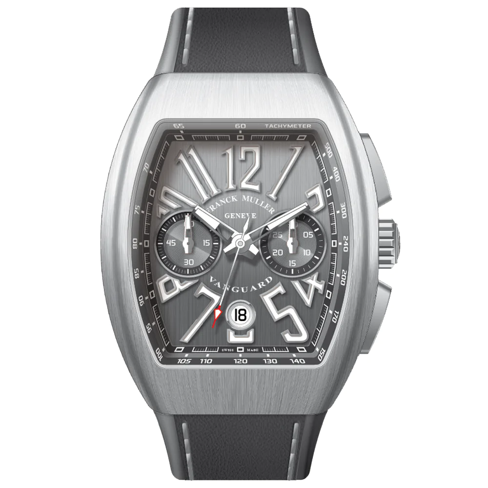 V45 Vanguard Chrono Classical Brushed Stainless Steel Case - Grey