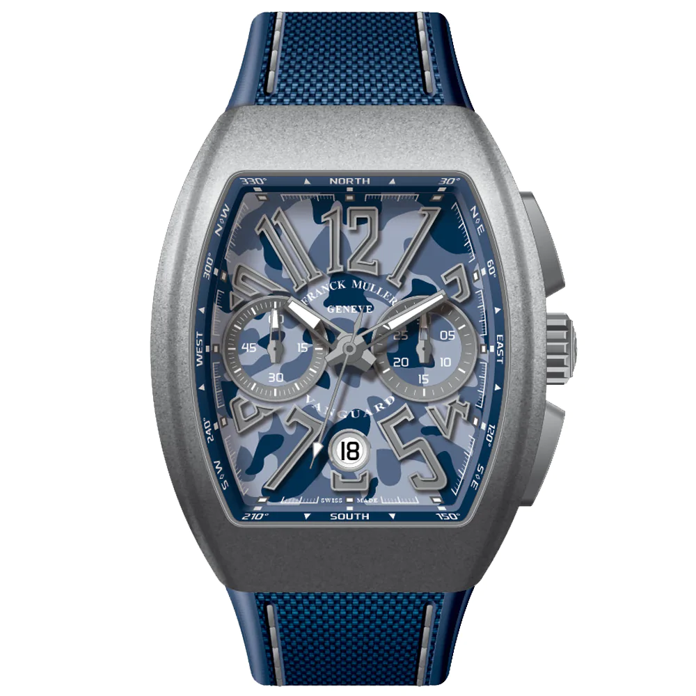 V45 Vanguard Camouflage Chrono Titanium - Blue