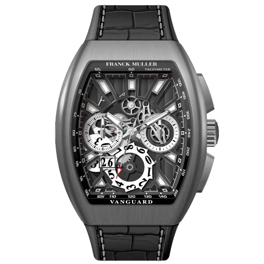 V45 Vanguard Chrono Titanium Grand Date Skeleton