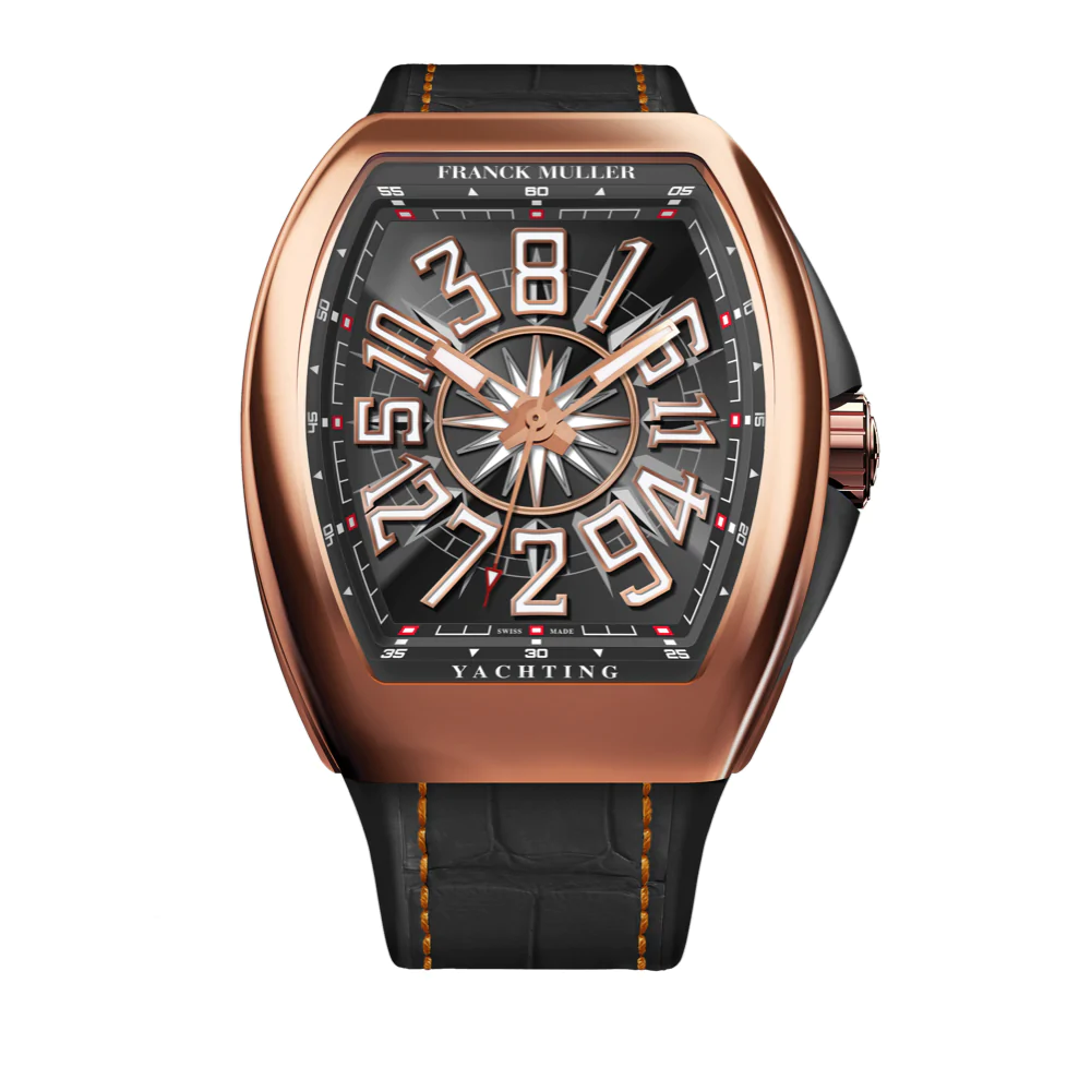V45 Vanguard Yachting Crazy Hours Rose Gold - Black Dial