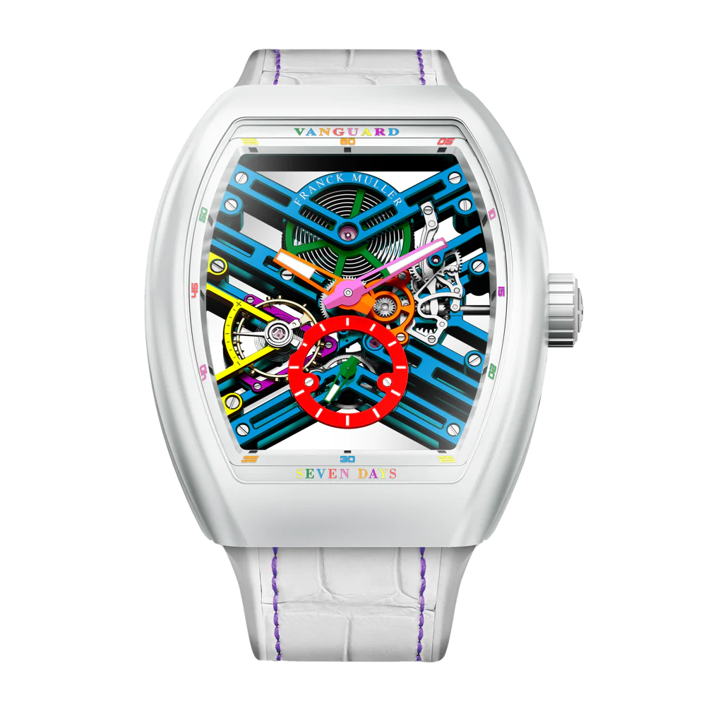V45 Vanguard Skeleton White Titanium - Color Dreams