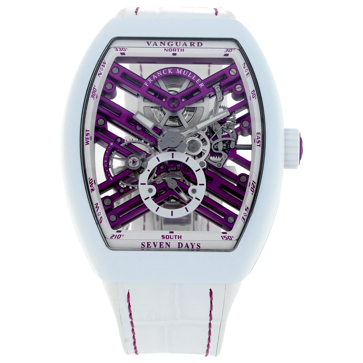 V45 Vanguard Skeleton White Titanium