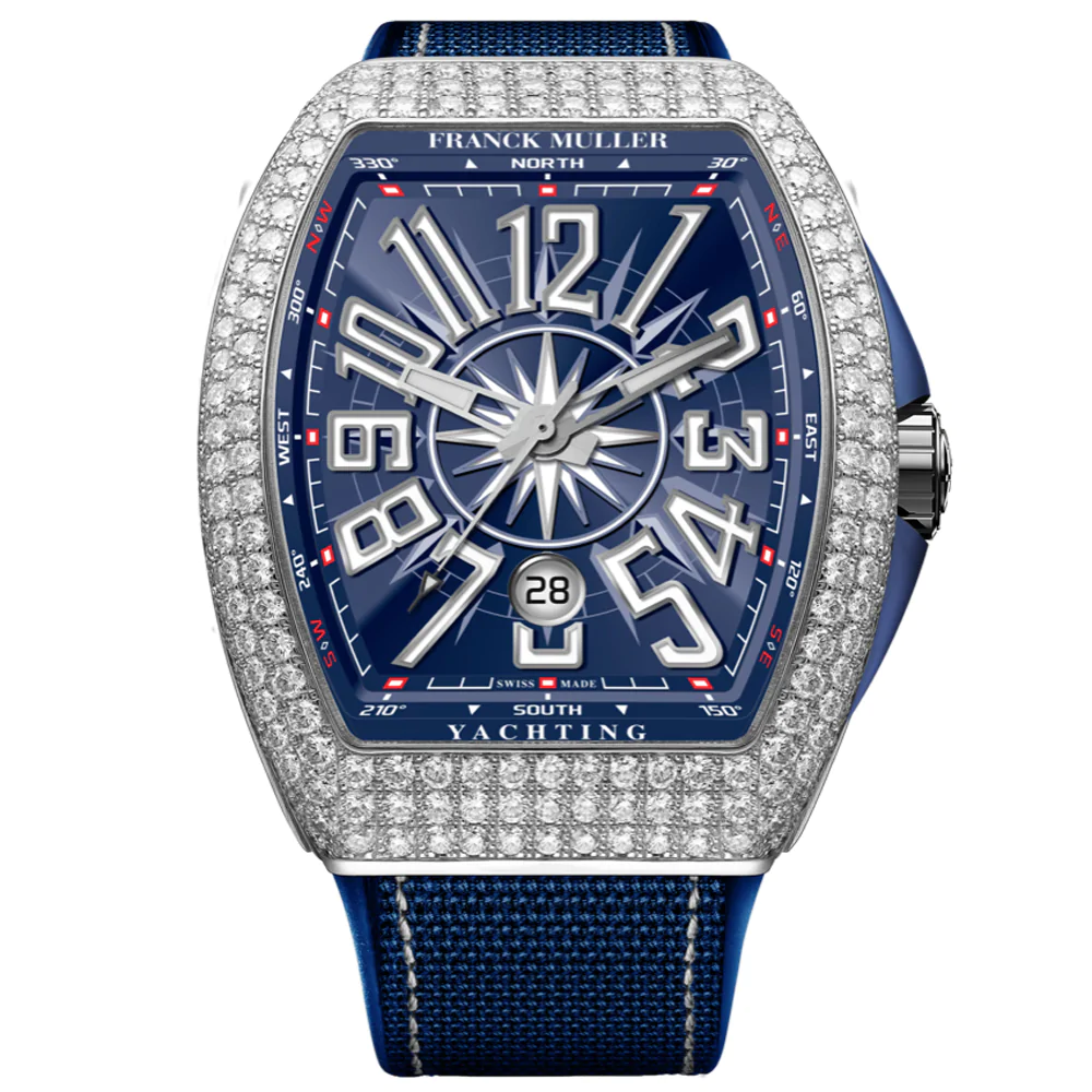 V45 Vanguard Yachting White Gold & Diamonds