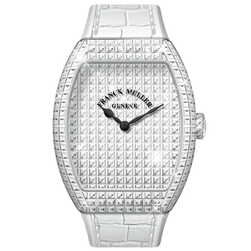 V45 Vanguard Invisible Setting White Diamonds White Gold - White