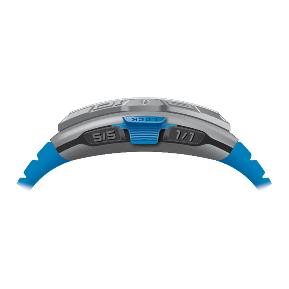 Skafander 46 Brushed Titanium - Blue - SKF 46 DV SC DT (BL) (TTBR TT)