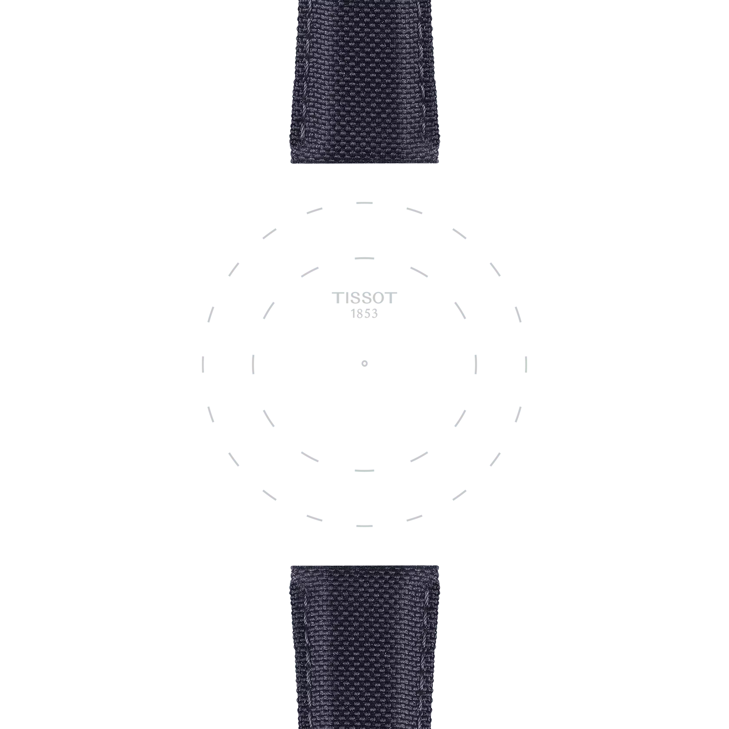Tissot Antrasit Kumaş Kayış Boynuz Aralığı 21 mm