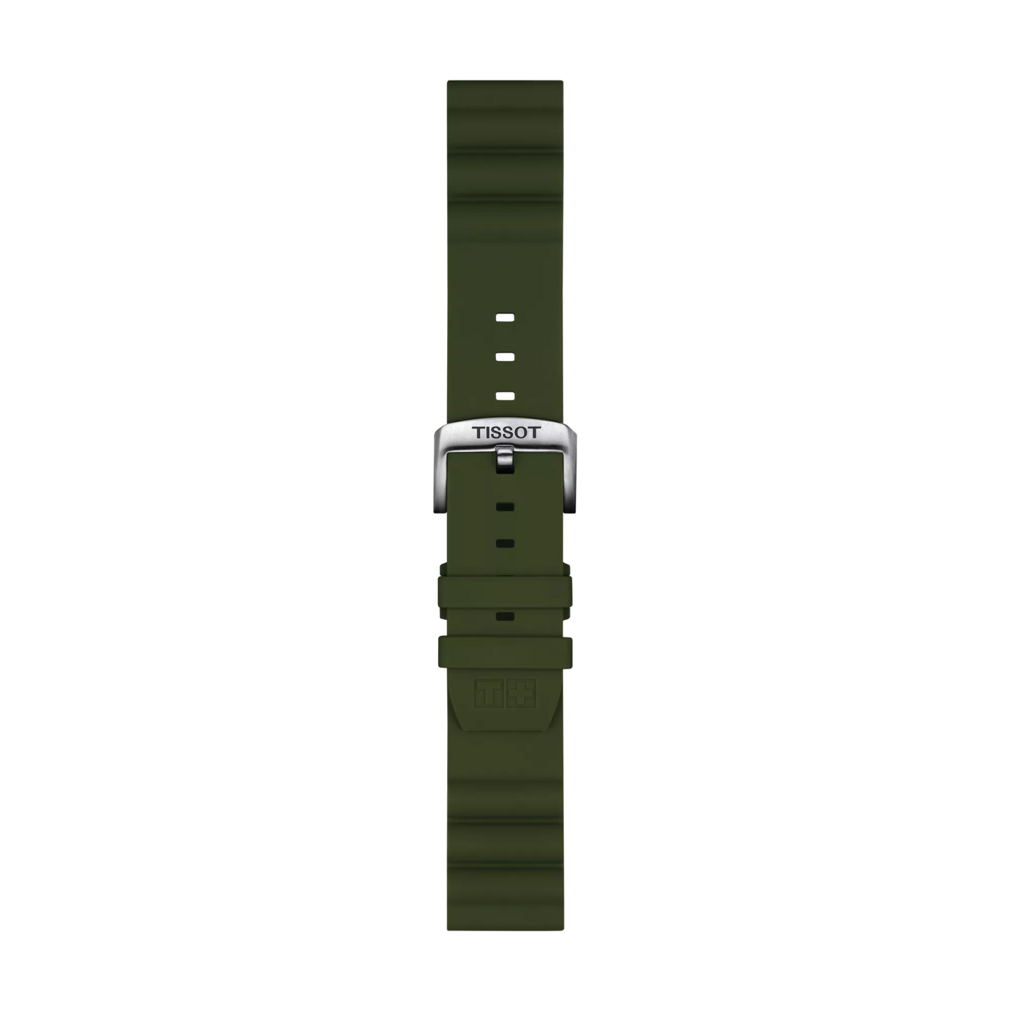Tissot Haki Silikon Kayış Boynuz Aralığı 22 mm