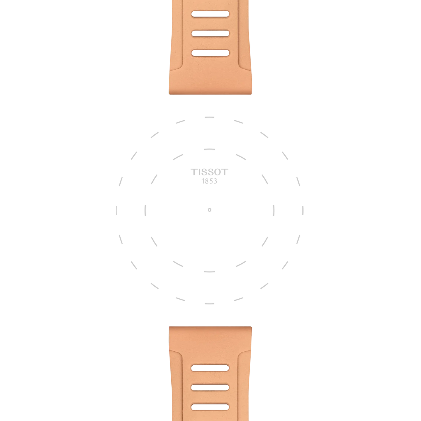 Tissot Ten Rengi Silikon Kayış Boynuz Aralığı 21 mm