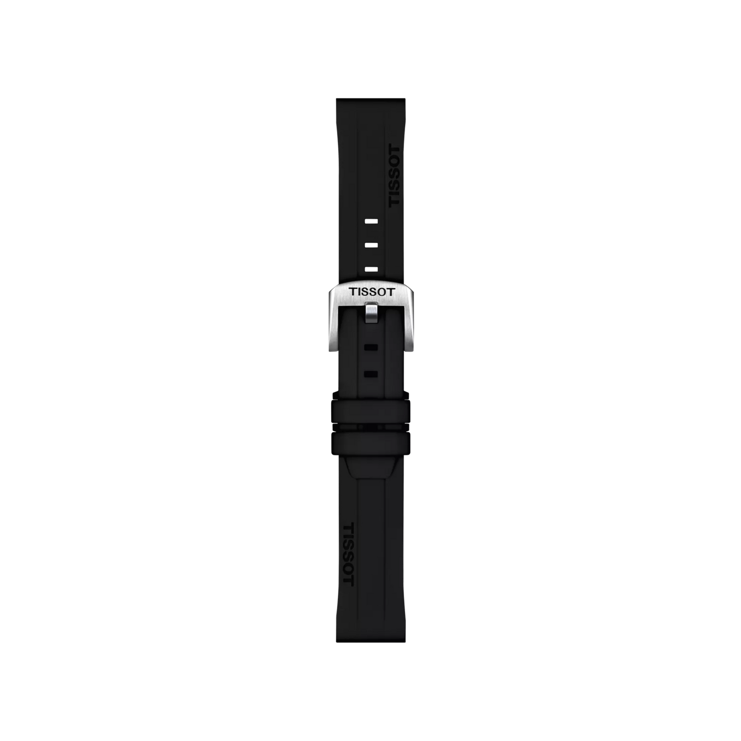 Tissot Siyah Silikon Kayış Boynuz Aralığı 18 mm