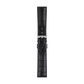 Tissot siyah deri kayış boynuz aralığı 22 mm