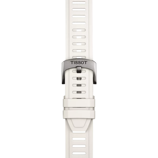 TİSSOT BEYAZ SİLİKON KAYIŞ BOYNUZ ARALIĞI 21 MM