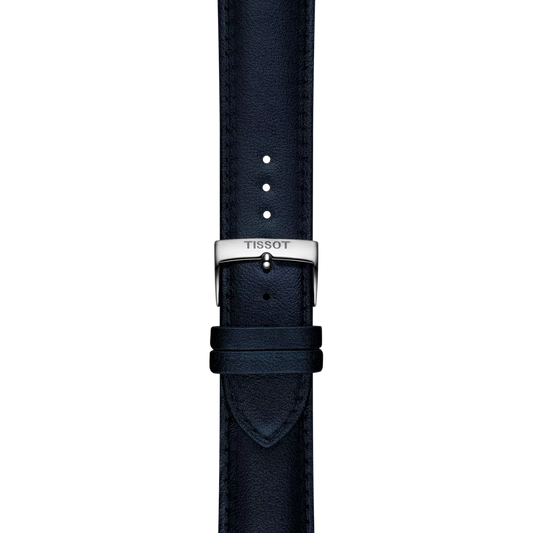 Tissot Mavi Sentetik Vegan Kayış Boynuz Aralığı 22 mm