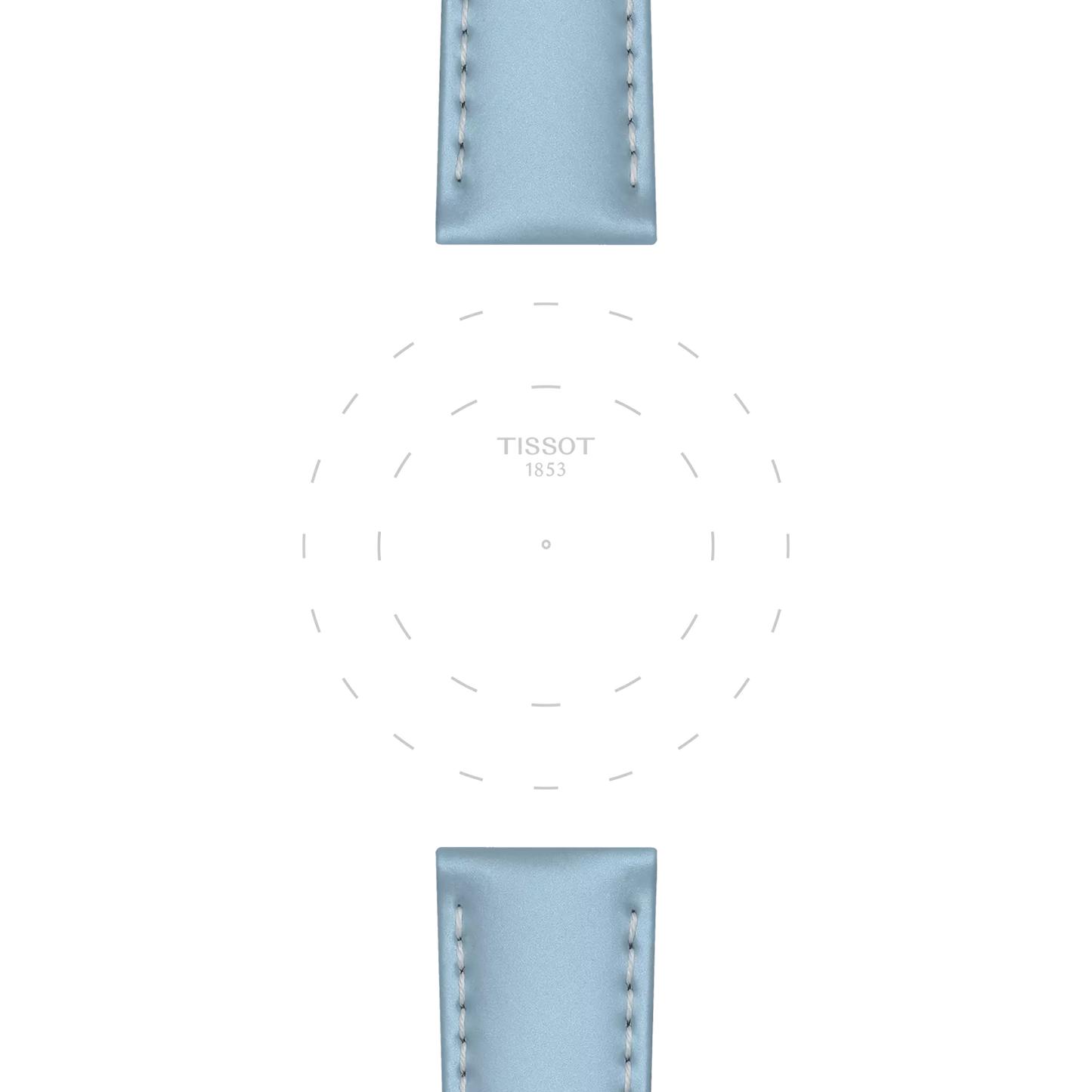 Tissot Mavi Deri Kayış Boynuz Aralığı 18 mm