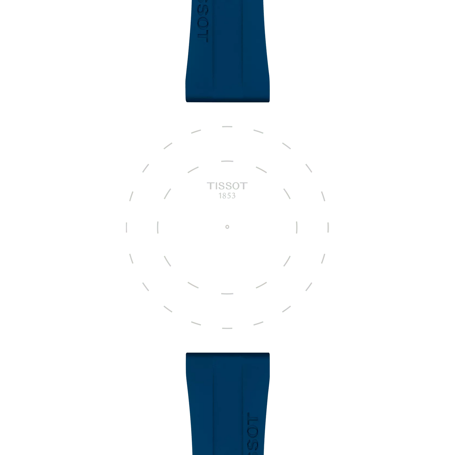 Tissot Mavi Kauçuk Kayış Boynuz Aralığı 20 mm