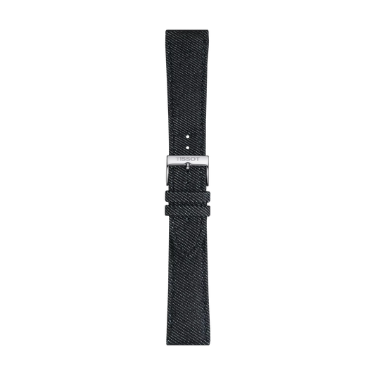 Tissot mavi tekstil kayış boynuz aralığı 22 mm