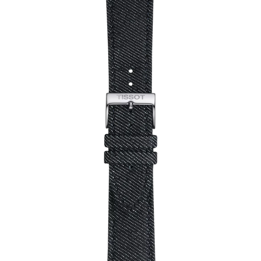Tissot mavi tekstil kayış boynuz aralığı 22 mm