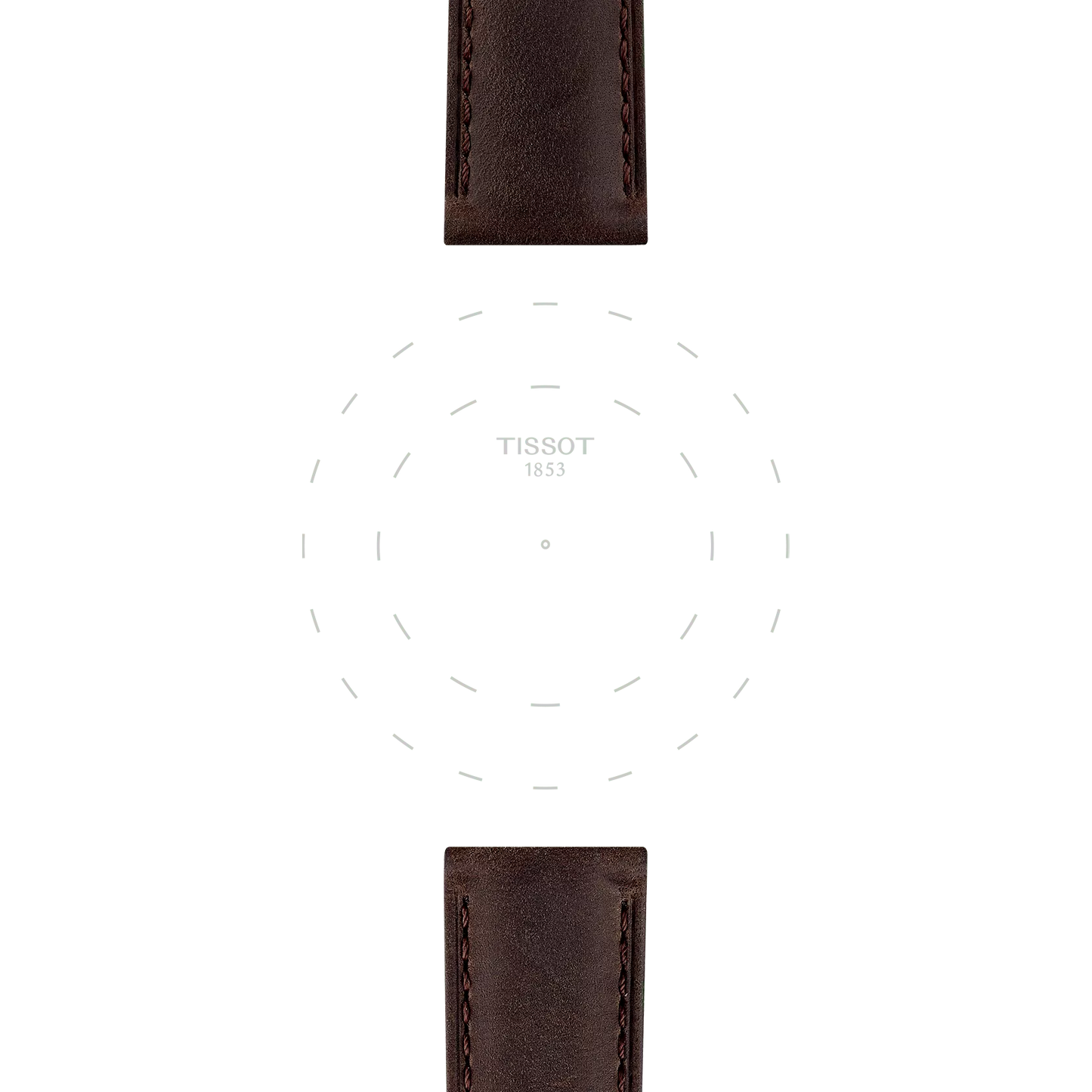 Tissot Kahverengi Deri Kayış Boynuz Aralığı 20 mm