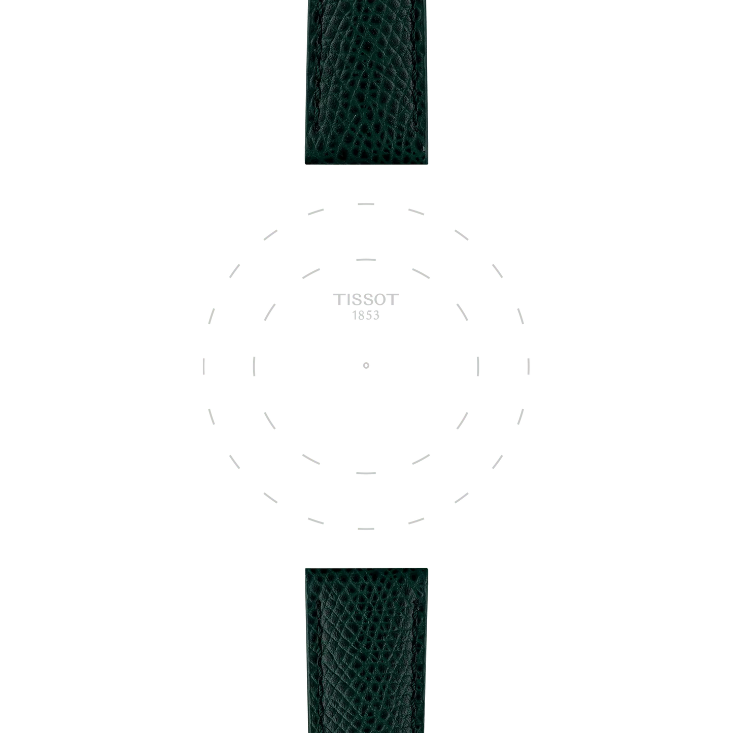 Tissot Yeşil Deri Kayış Boynuz Aralığı 18 mm