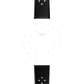 Tissot Siyah Kauçuk Kayış Boynuz Aralığı 20mm